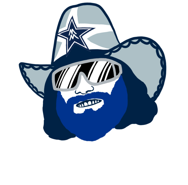 Dallas Cowboys Macho Man Randy Savage fabric transfer